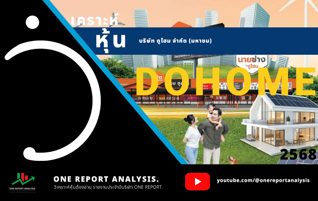 วิเคราะห์ หุ้น DOHOME บริษัท ดูโฮม จำกัด (มหาชน)