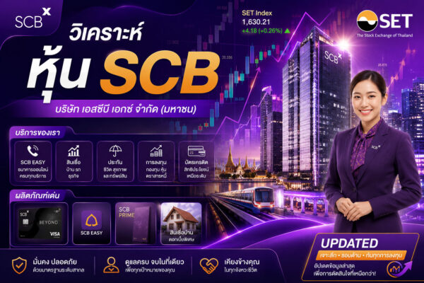วิเคราะห์ หุ้น SCB บริษัท เอสซีบี เอกซ์ จำกัด (มหาชน)