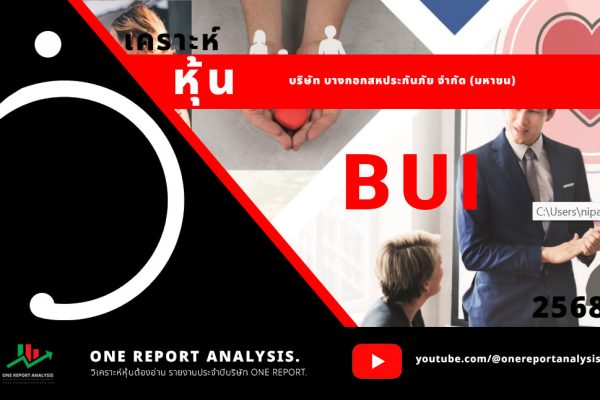 วิเคราะห์ หุ้น BUI บริษัท บางกอกสหประกันภัย จำกัด (มหาชน)