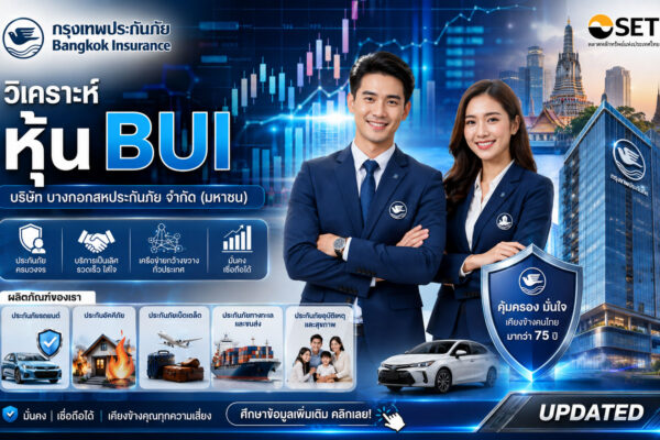 วิเคราะห์ หุ้น BUI บริษัท บางกอกสหประกันภัย จำกัด (มหาชน)