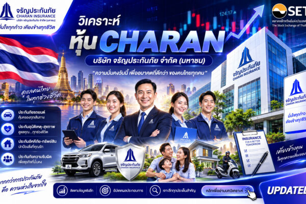 วิเคราะห์ หุ้น CHARAN บริษัท จรัญประกันภัย จำกัด (มหาชน)