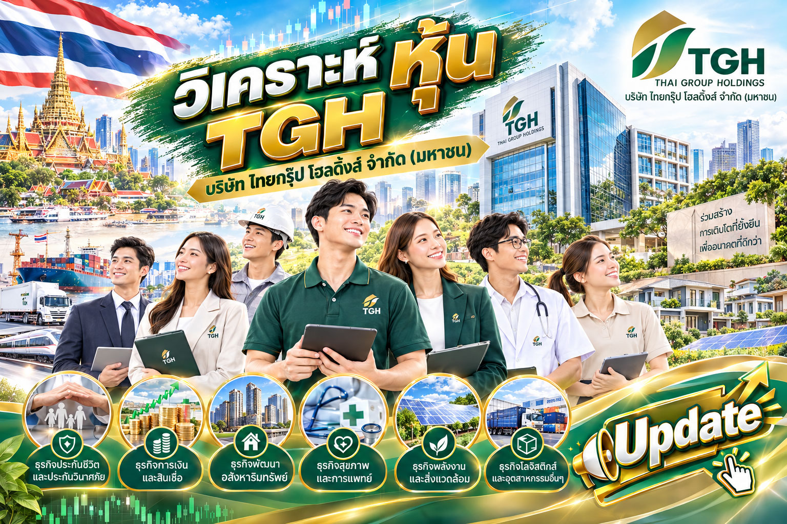 วิเคราะห์ หุ้น TGH บริษัท ไทยกรุ๊ป โฮลดิ้งส์ จำกัด (มหาชน)