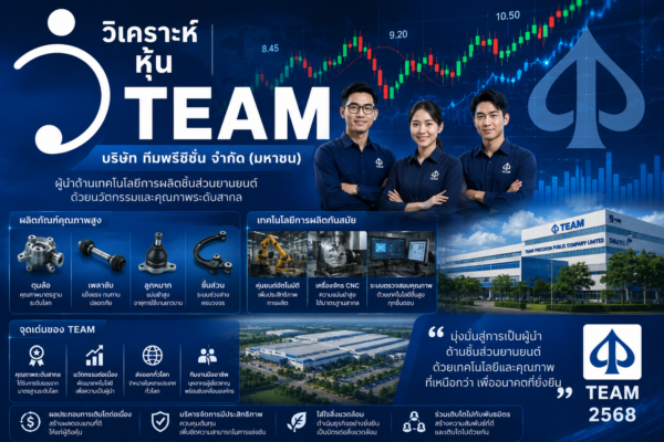 วิเคราะห์ หุ้น TEAM บริษัท ทีมพรีซิชั่น จำกัด (มหาชน)