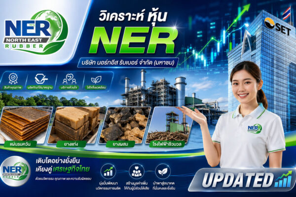 วิเคราะห์ หุ้น NER บริษัท นอร์ทอีส รับเบอร์ จำกัด (มหาชน)