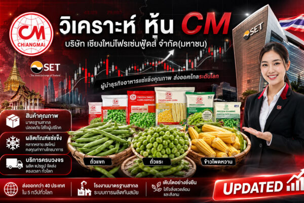วิเคราะห์ หุ้น CM บริษัท เชียงใหม่โฟรเซ่นฟู้ดส์ จำกัด(มหาชน)