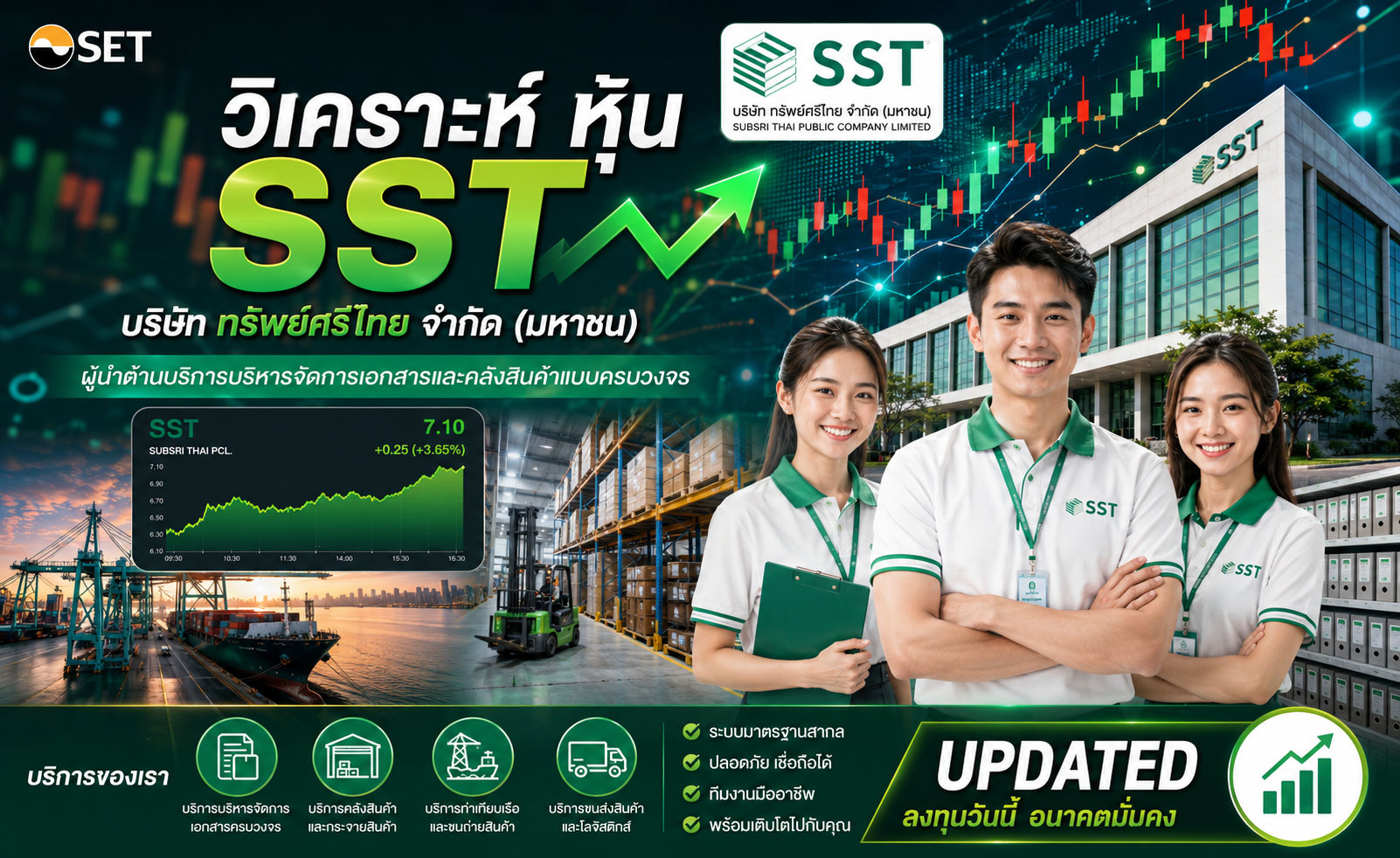 วิเคราะห์ หุ้น SST บริษัท ทรัพย์ศรีไทย จำกัด (มหาชน)