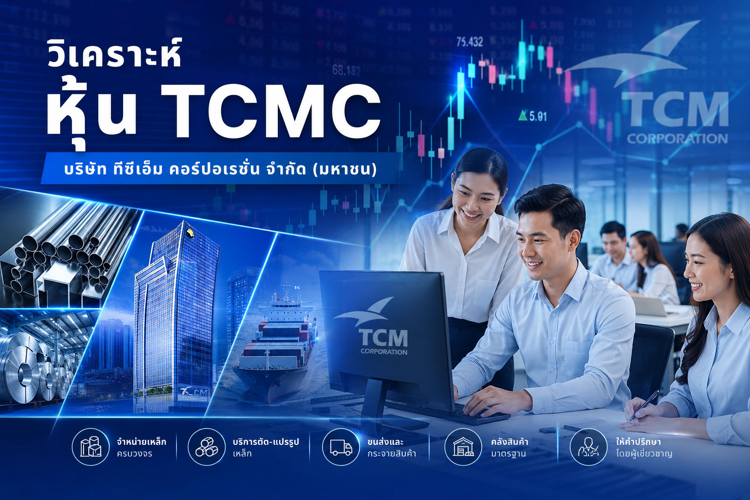 วิเคราะห์ หุ้น TCMC บริษัท ทีซีเอ็ม คอร์ปอเรชั่น จำกัด (มหาชน)