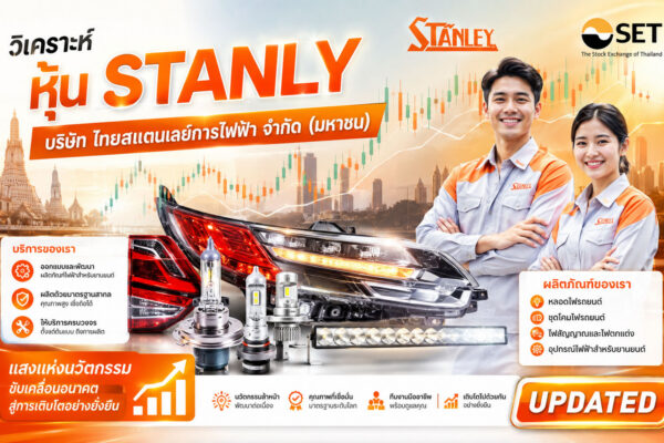 วิเคราะห์ หุ้น STANLY บริษัท ไทยสแตนเลย์การไฟฟ้า จำกัด (มหาชน)