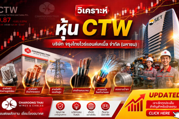 วิเคราะห์ หุ้น CTW บริษัท จรุงไทยไวร์แอนด์เคเบิ้ล จำกัด (มหาชน)