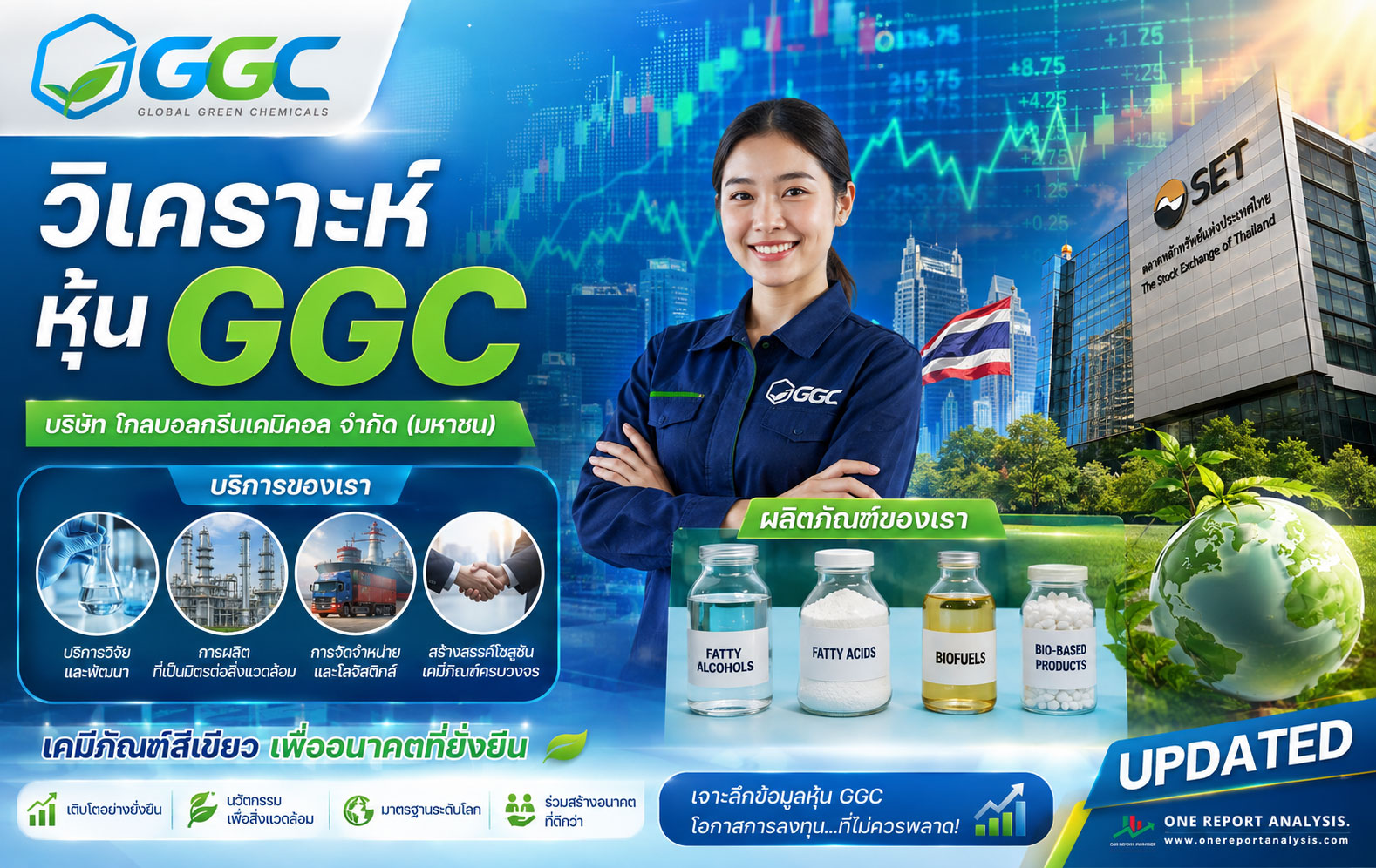 วิเคราะห์ หุ้น GGC บริษัท โกลบอลกรีนเคมิคอล จำกัด (มหาชน)