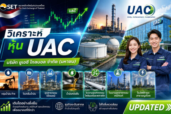 วิเคราะห์ หุ้น UAC บริษัท ยูเอซี โกลบอล จำกัด (มหาชน)
