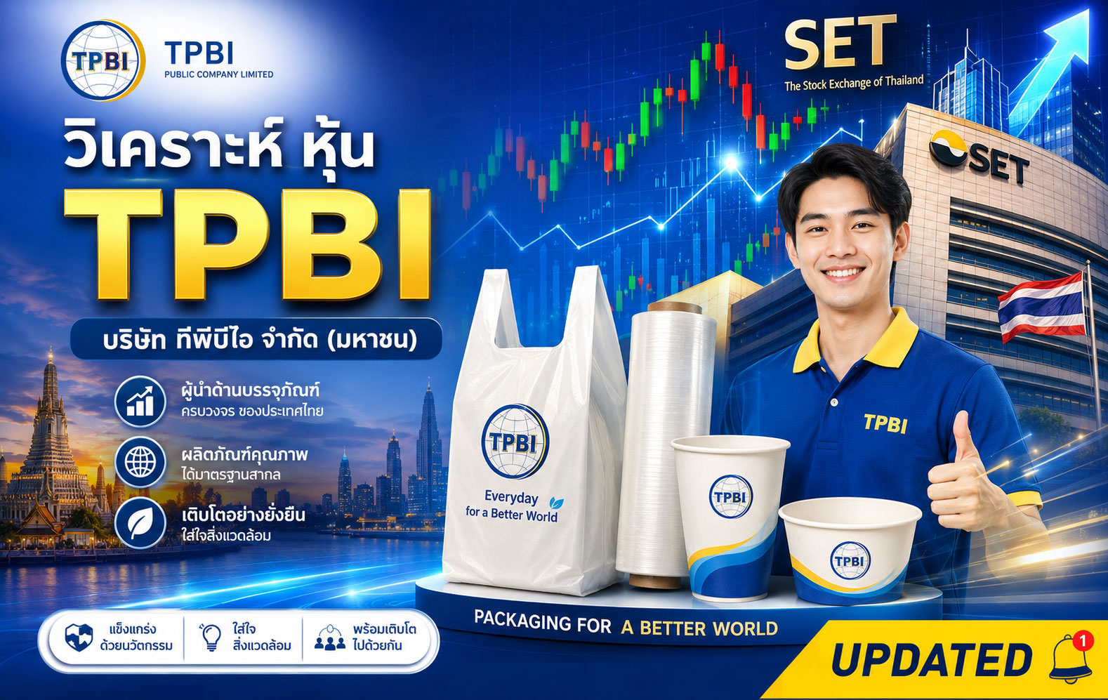วิเคราะห์ หุ้น TPBI บริษัท ทีพีบีไอ จำกัด (มหาชน)