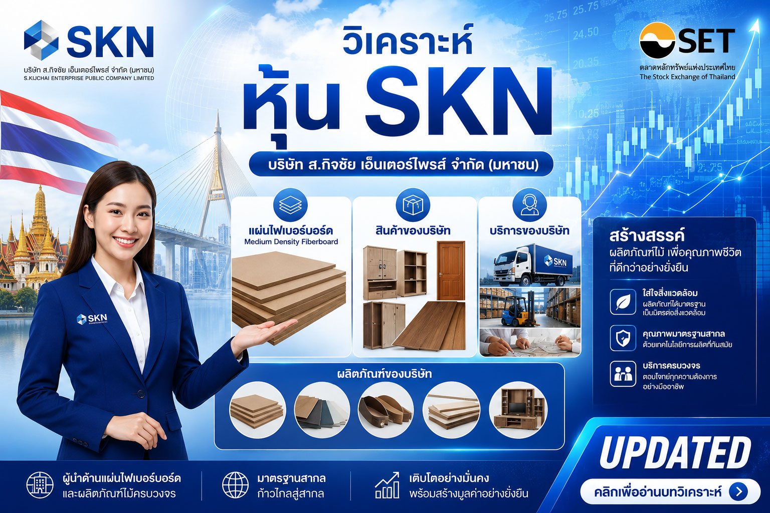 วิเคราะห์ หุ้น SKN บริษัท ส.กิจชัย เอ็นเตอร์ไพรส์ จำกัด (มหาชน)