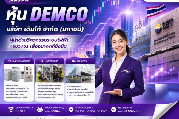 วิเคราะห์ หุ้น DEMCO บริษัท เด็มโก้ จำกัด (มหาชน)