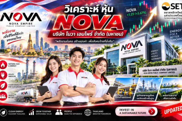 วิเคราะห์ หุ้น NOVA บริษัท โนวา เอมไพร์ จำกัด (มหาชน)
