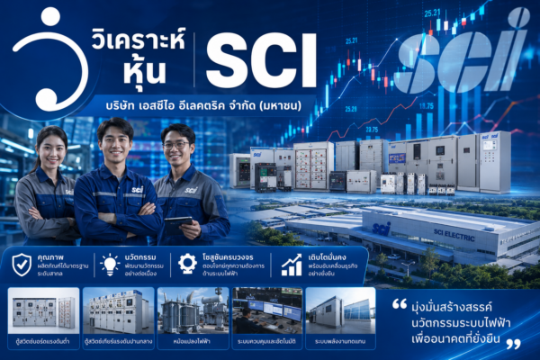 วิเคราะห์ หุ้น SCI บริษัท เอสซีไอ อีเลคตริค จำกัด (มหาชน)