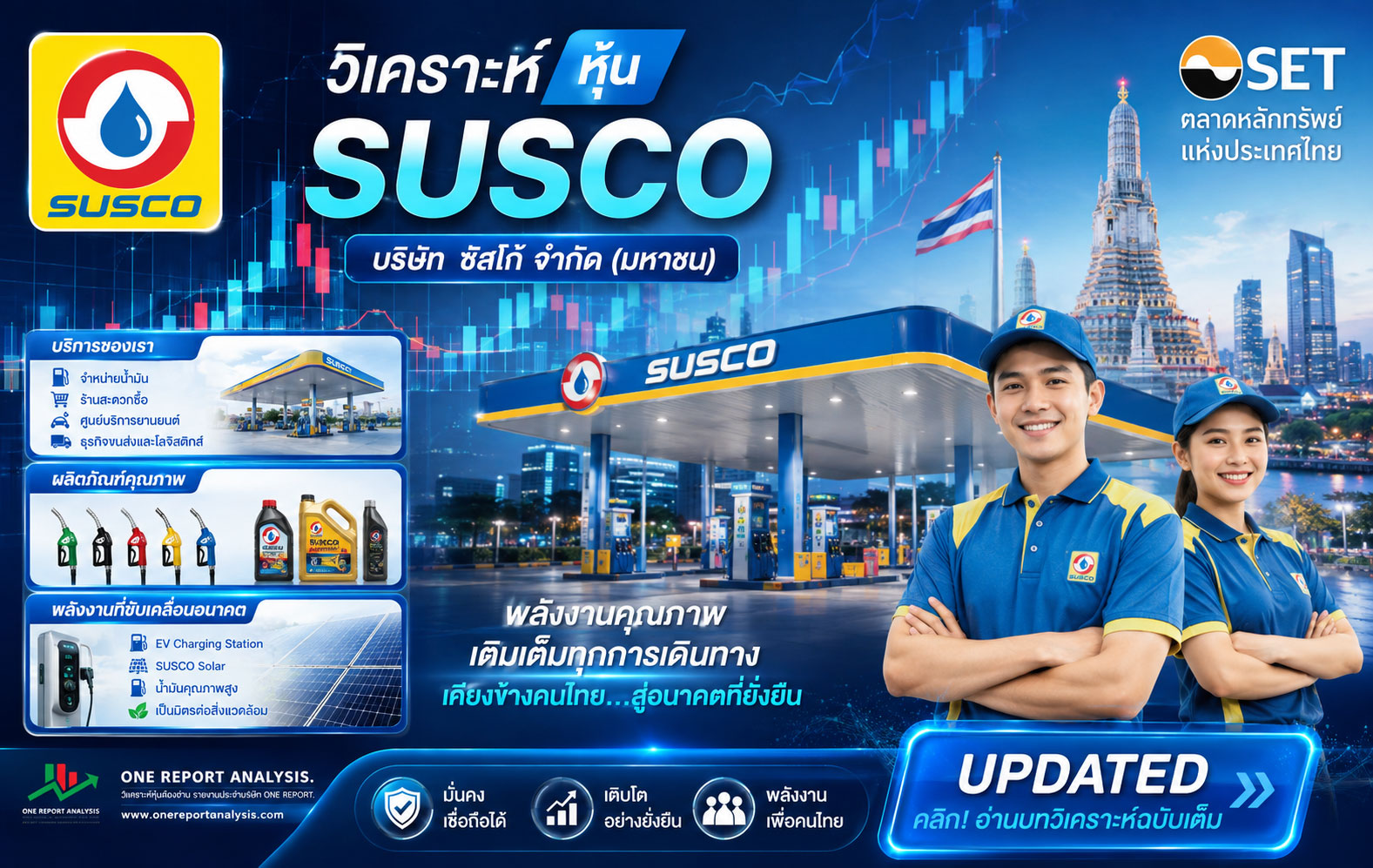 วิเคราะห์ หุ้น SUSCO บริษัท ซัสโก้ จำกัด (มหาชน)
