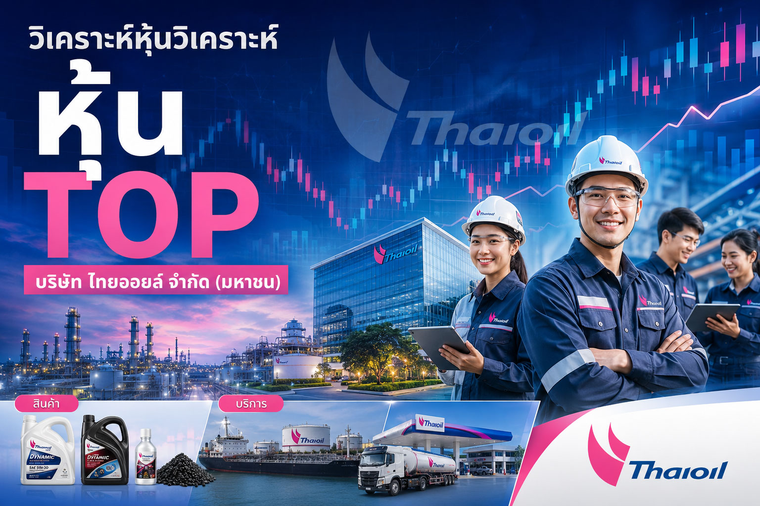 วิเคราะห์หุ้นวิเคราะห์ หุ้น TOP บริษัท ไทยออยล์ จำกัด (มหาชน)