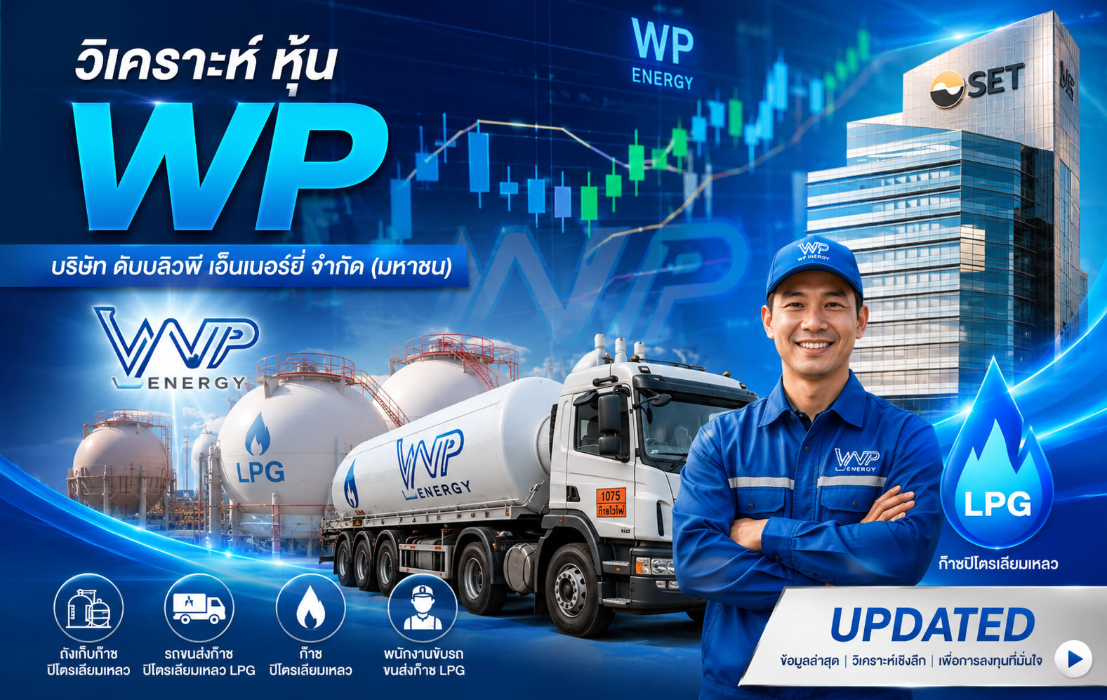 วิเคราะห์ หุ้น WP บริษัท ดับบลิวพี เอ็นเนอร์ยี่ จำกัด (มหาชน)