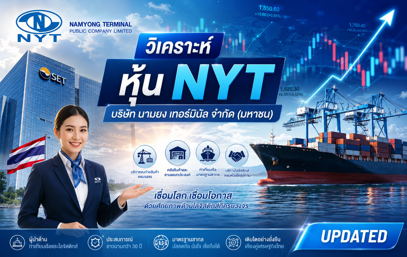 วิเคราะห์ หุ้น NYT บริษัท นามยง เทอร์มินัล จำกัด (มหาชน)