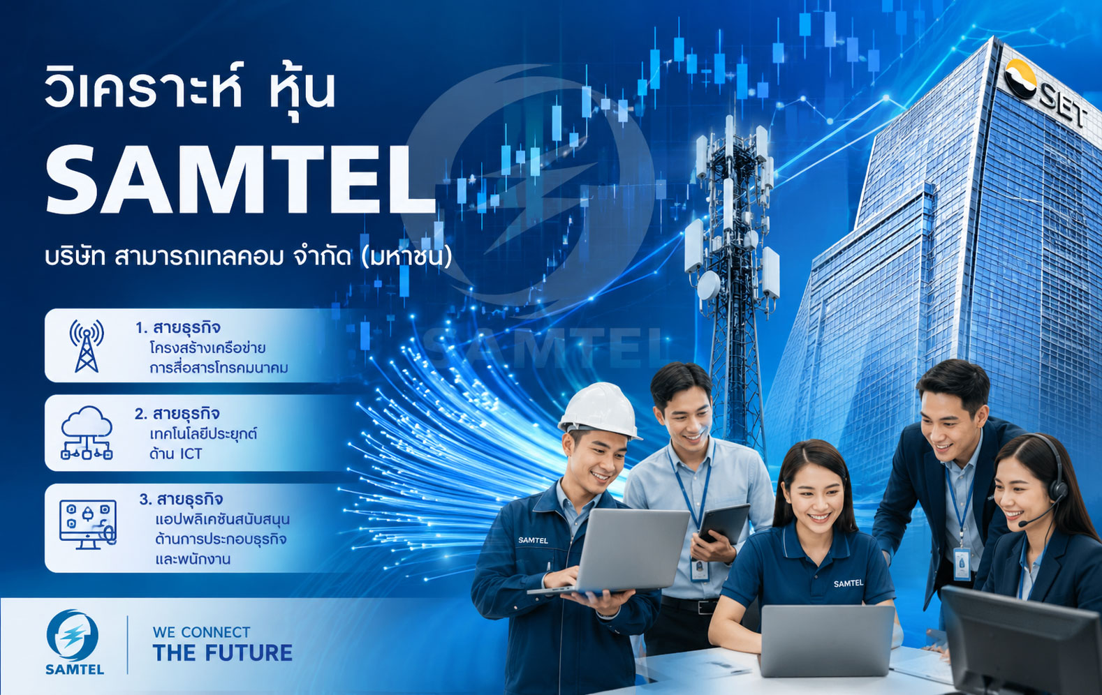 วิเคราะห์ หุ้น SAMTEL บริษัท สามารถเทลคอม จำกัด (มหาชน)