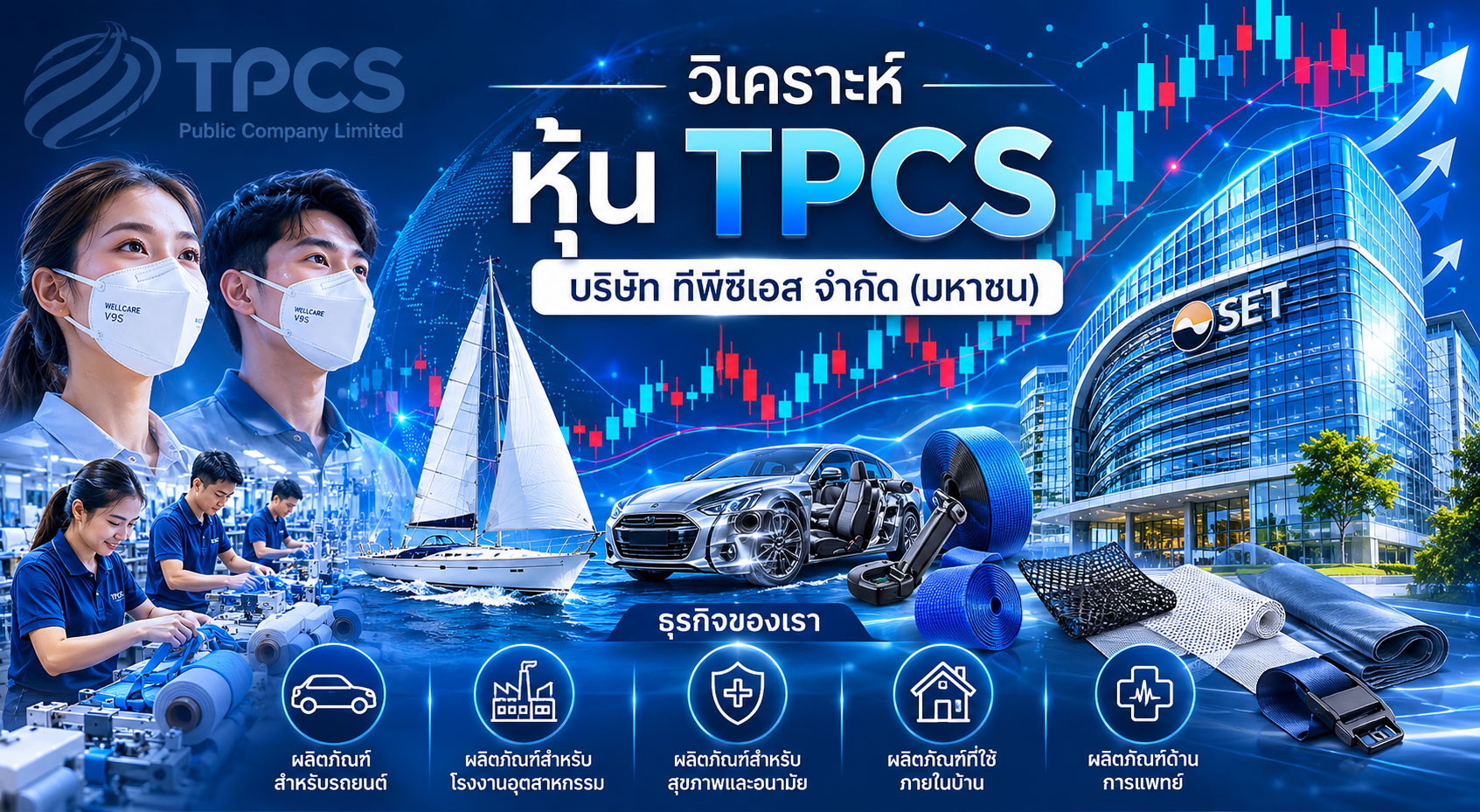 วิเคราะห์ หุ้น TPCS บริษัท ทีพีซีเอส จำกัด (มหาชน)