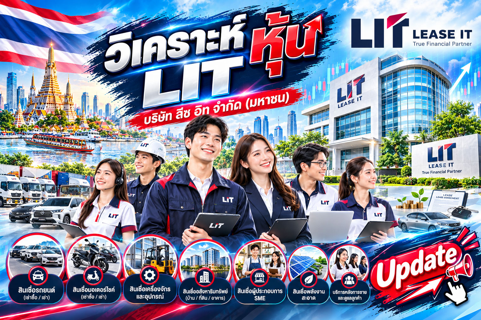 วิเคราะห์ หุ้น LIT บริษัท ลีซ อิท จำกัด (มหาชน)