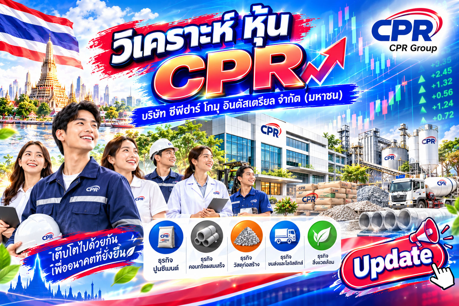 วิเคราะห์ หุ้น CPR บริษัท ซีพีอาร์ โกมุ อินดัสเตรียล จำกัด (มหาชน)