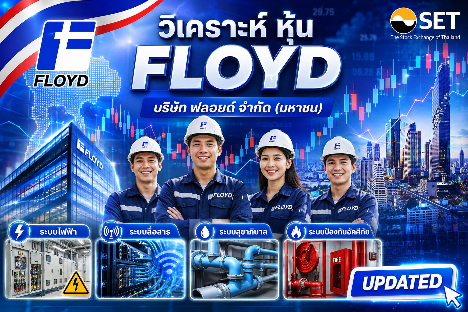 วิเคราะห์ หุ้น FLOYD บริษัท ฟลอยด์ จำกัด (มหาชน)