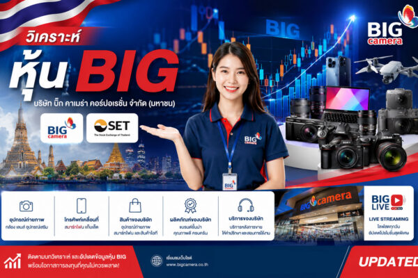 วิเคราะห์ หุ้น BIG บริษัท บิ๊ก คาเมร่า คอร์ปอเรชั่น จำกัด (มหาชน)