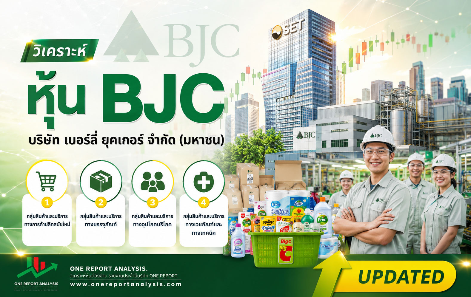 วิเคราะห์ หุ้น BJC บริษัท เบอร์ลี่ ยุคเกอร์ จำกัด (มหาชน)
