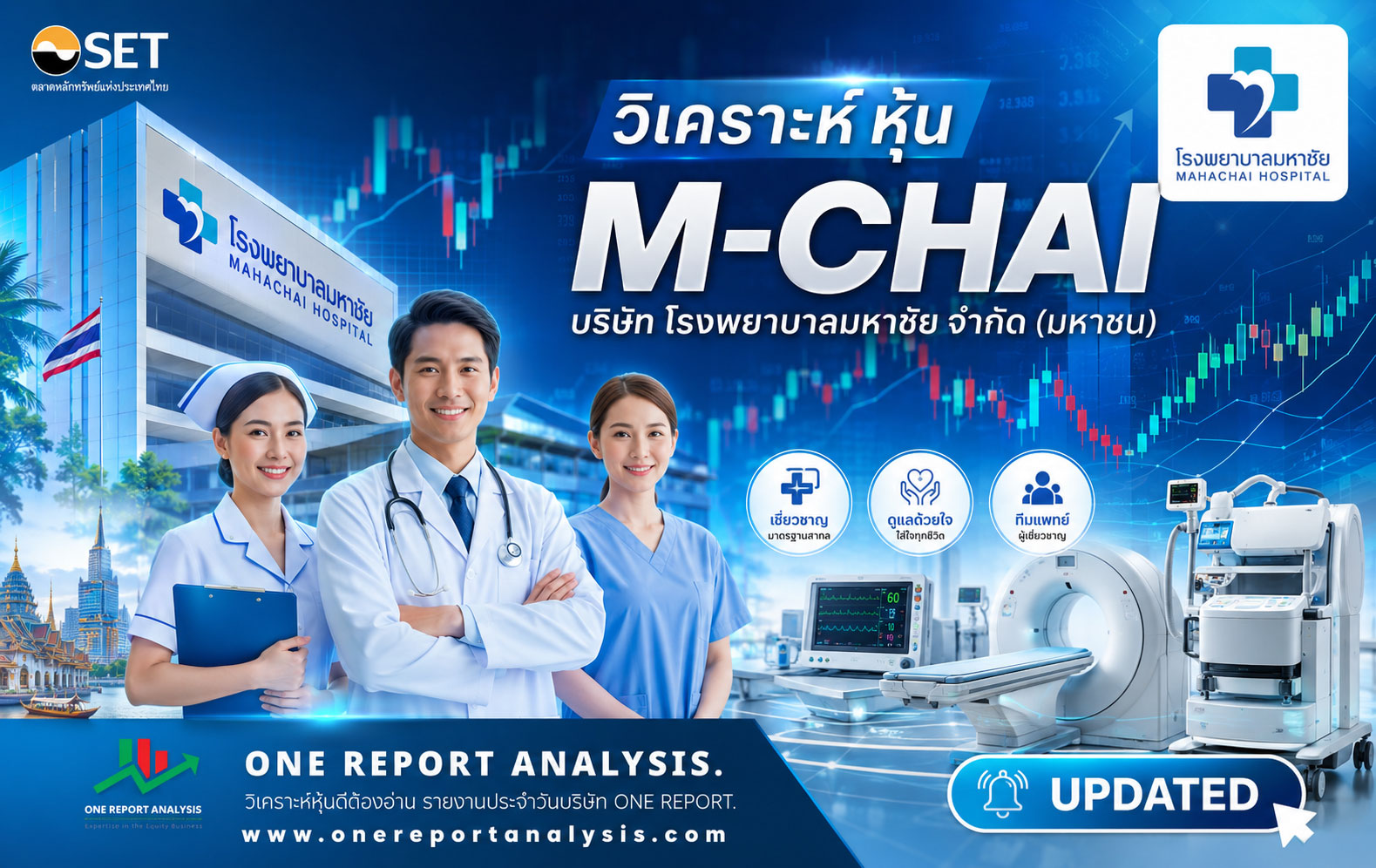 วิเคราะห์ หุ้น M-CHAI บริษัท โรงพยาบาลมหาชัย จำกัด (มหาชน)