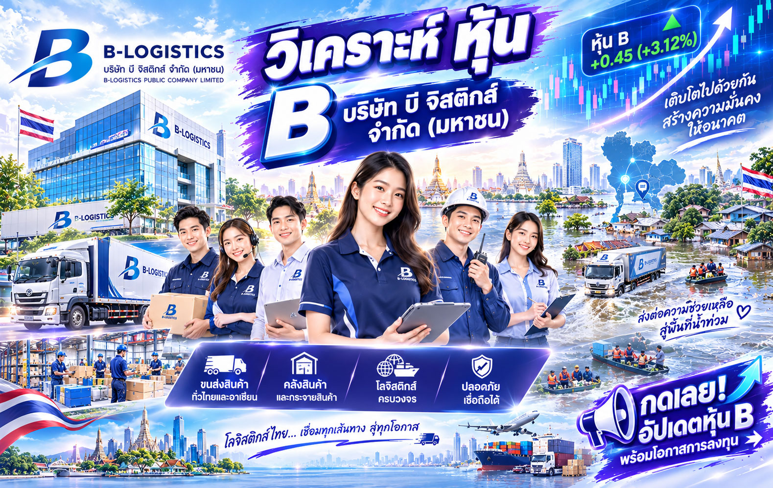 วิเคราะห์ หุ้น B บริษัท บี จิสติกส์ จำกัด (มหาชน)