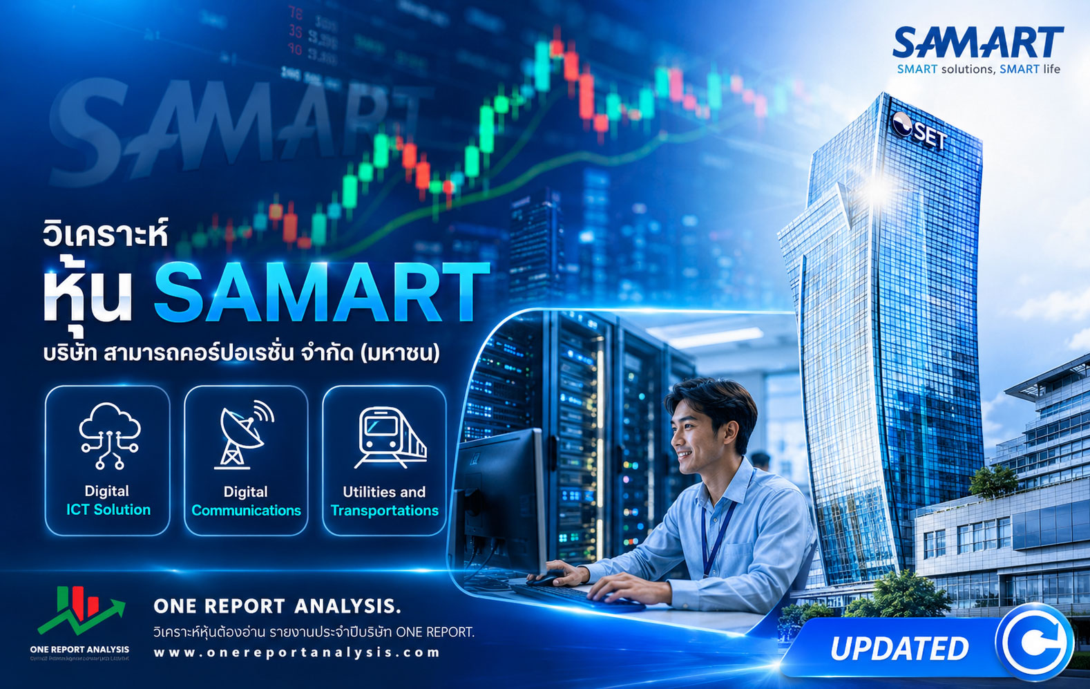 วิเคราะห์ หุ้น SAMART บริษัท สามารถคอร์ปอเรชั่น จำกัด (มหาชน)
