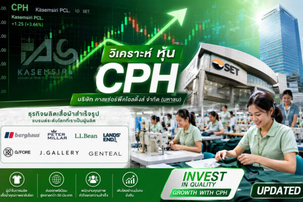 วิเคราะห์ หุ้น CPH บริษัท คาสเซ่อร์พีคโฮลดิ้งส์ จำกัด (มหาชน)