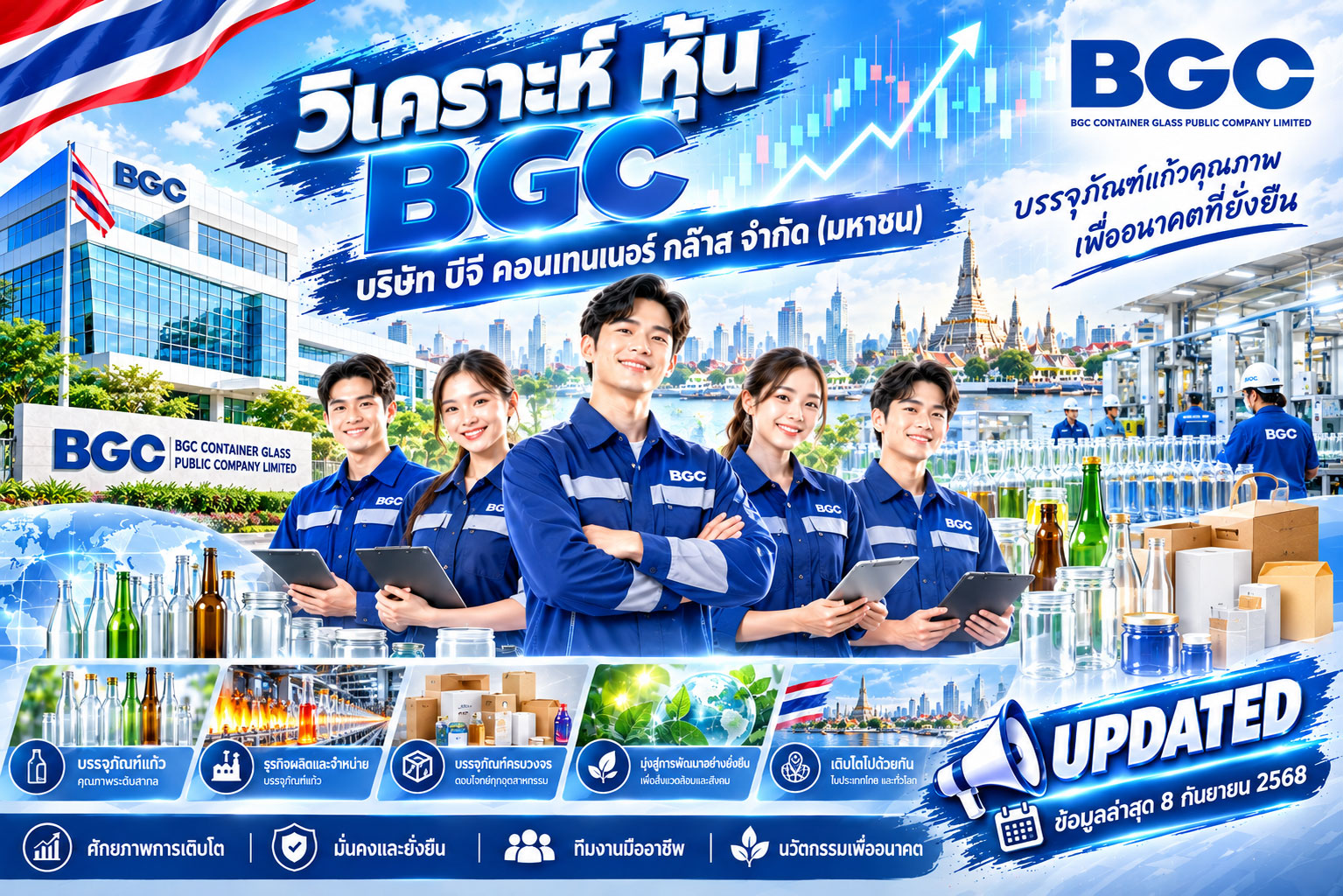 วิเคราะห์ หุ้น BGC บริษัท บีจี คอนเทนเนอร์ กล๊าส จำกัด (มหาชน)