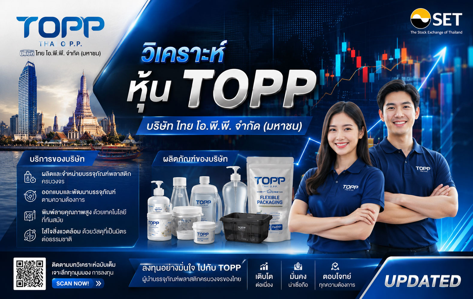 วิเคราะห์ หุ้น TOPP บริษัท ไทย โอ.พี.พี. จำกัด (มหาชน)