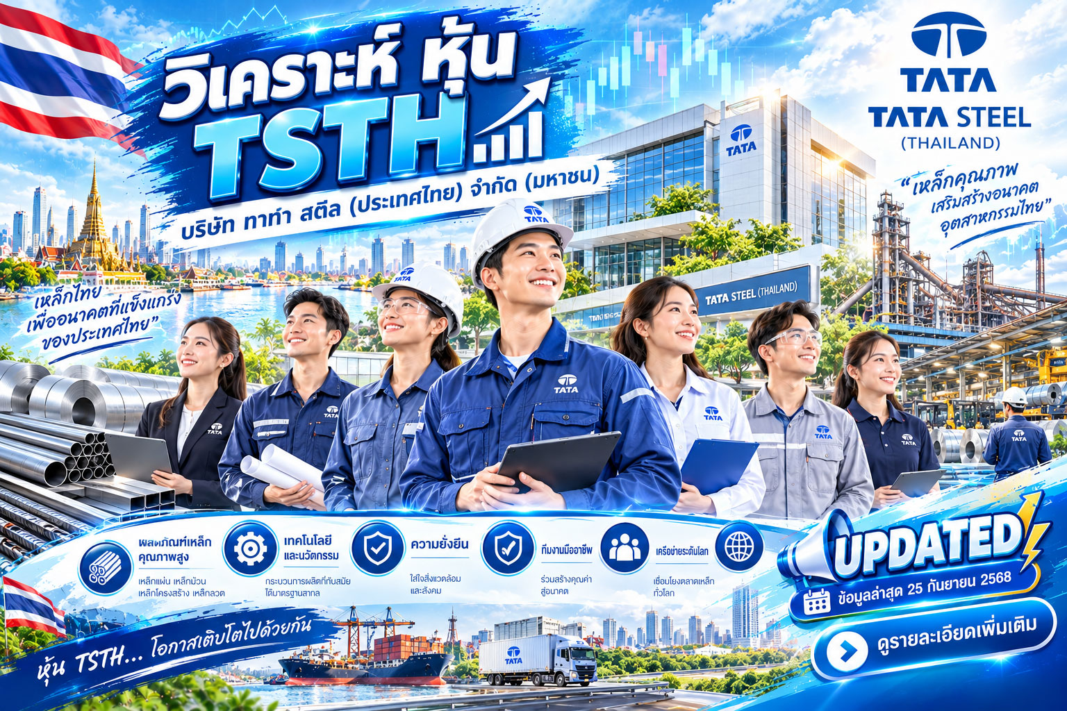 วิเคราะห์ หุ้น TSTH บริษัท ทาทา สตีล (ประเทศไทย) จำกัด (มหาชน)