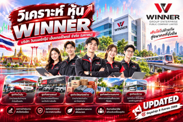 วิเคราะห์ หุ้น WINNER บริษัท วินเนอร์กรุ๊ป เอ็นเตอร์ไพรซ์ จำกัด (มหาชน)